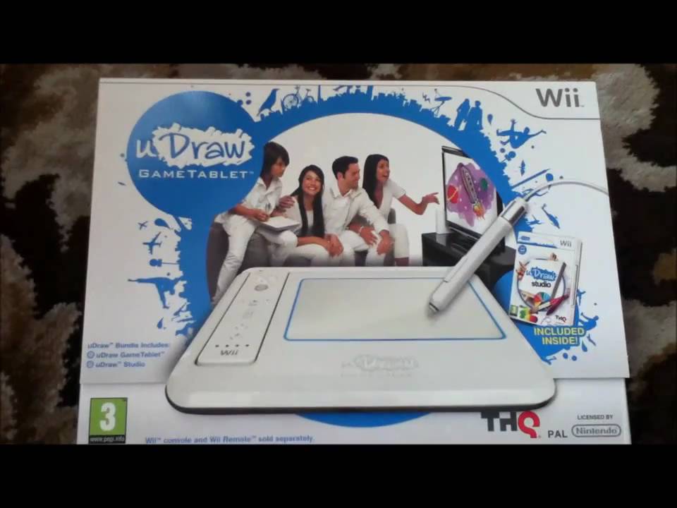 udraw game tablet wii